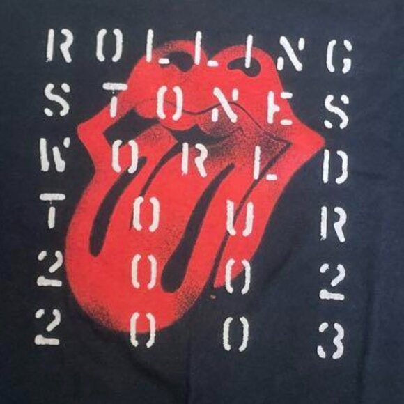The Rolling Stones 2002/2003 World Tour Vintage Shirt – Retro Rock Band Tee 91 - Picture 2 of 5